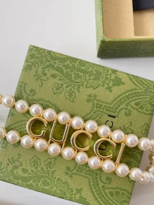 Gucci Pearl Embellished Bracelets