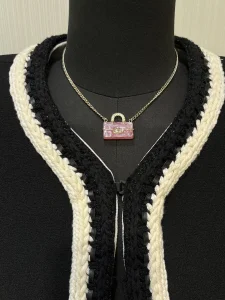 Chanel Iconic Bag Pendant Necklaces