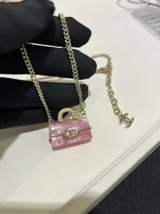 Chanel Iconic Bag Pendant Necklaces