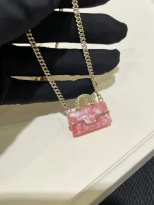 Chanel Iconic Bag Pendant Necklaces