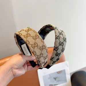 Gucci Blue GG Canvas Fabric Headband
