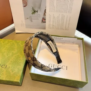 Gucci Blue GG Canvas Fabric Headband