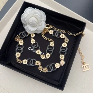 Chanel Multi CC Logo Gold Metal Belt