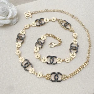 Chanel Multi CC Logo Gold Metal Belt