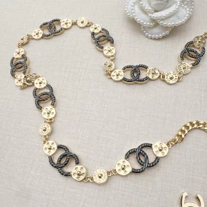 Chanel Multi CC Logo Gold Metal Belt