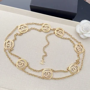 Chanel Multi CC Logo Gold Metal Belt