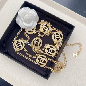 Chanel Multi CC Logo Gold Metal Belt