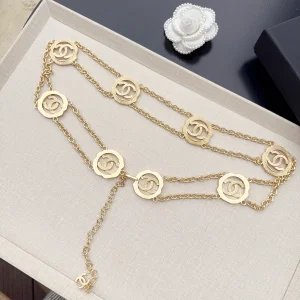Chanel Multi CC Logo Gold Metal Belt