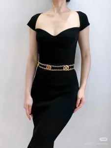 Chanel Multi CC Logo Gold Metal Belt