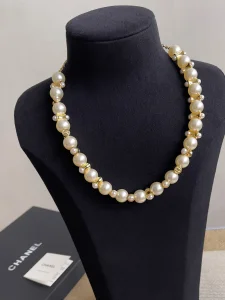 Chanel Costume Pearls Choker Necklaces