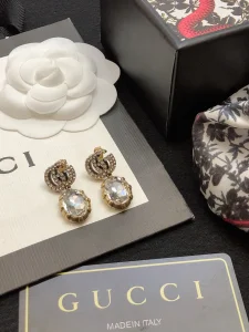 (image for) Gucci GG Marmont Crystal Earrings