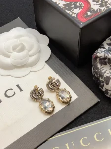 (image for) Gucci GG Marmont Crystal Earrings