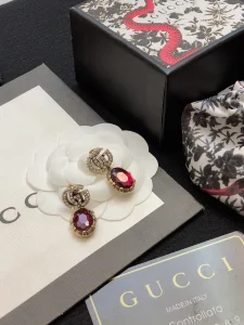 (image for) Gucci GG Marmont Crystal Earrings