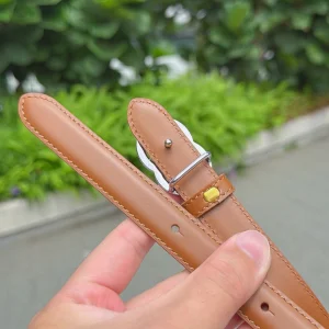 (image for) Chanel CC Logo Tan Leather Belt 20MM