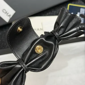 (image for) Chanel Mini Candy Bag Charm Black Lambskin