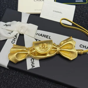 Chanel Mini Candy Bag Charm Gold Lambskin