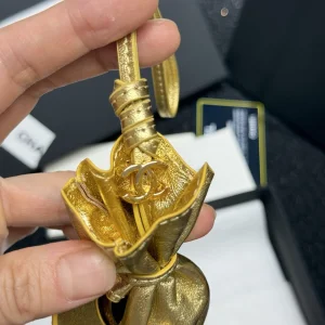(image for) Chanel Mini Candy Bag Charm Gold Lambskin