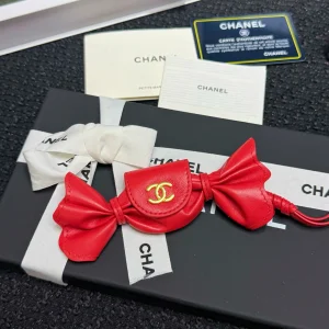 Chanel Mini Candy Bag Charm Red Lambskin