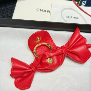 (image for) Chanel Mini Candy Bag Charm Red Lambskin