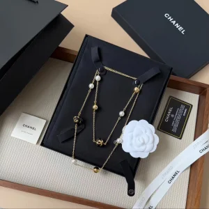 (image for) Chanel CC Pearls Long Necklaces