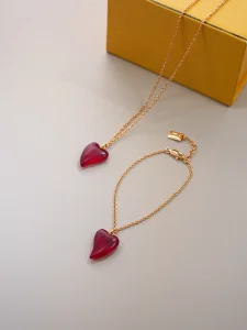 (image for) Fendi Red Heartbeat Bracelets