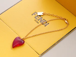 (image for) Fendi Red Heartbeat Bracelets