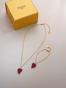 (image for) Fendi Red Heartbeat Necklaces