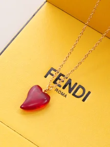 (image for) Fendi Red Heartbeat Necklaces