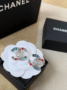 (image for) Chanel CC Logo Stud Earrings