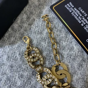 Luxury Womens Jewelry Chanel Multi Crystals CC Logo Link Bracelet A152PP150 AA145492