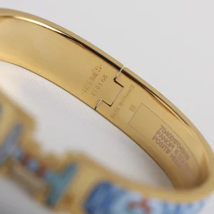 Luxury Womens Jewelry Hermes Clic H Panoplie Equestre Bracelet A205PP260 AA145654