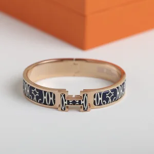Luxury Womens Jewelry Hermes Clic H Panoplie Equestre Bracelet A205PP260 AA145657