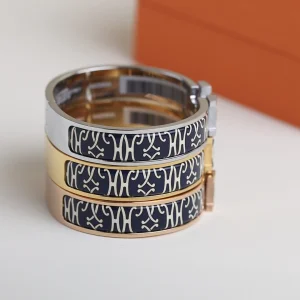 Luxury Womens Jewelry Hermes Clic H Panoplie Equestre Bracelet A205PP260 AA145657