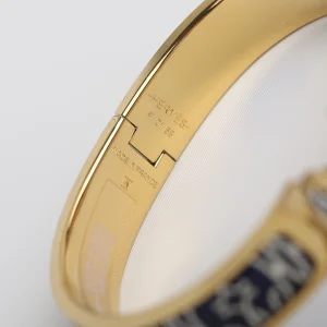 Luxury Womens Jewelry Hermes Clic H Panoplie Equestre Bracelet A205PP260 AA145657