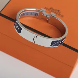 Luxury Womens Jewelry Hermes Clic H Panoplie Equestre Bracelet A205PP260 AA145658