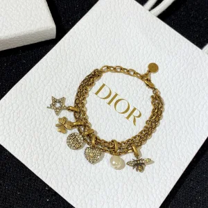 Dior Jadior Link Chain Bracelet 