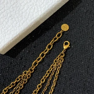 Luxury Womens Jewelry Dior Jadior Link Chain Bracelet A205PP180 AA146196