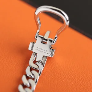 Luxury Womens Jewelry Hermes Boucle Sellier Silver Bracelet A205PP300 AA146199