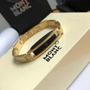 Montblanc Stainless Steel Bracelet Gold 