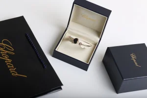 Luxury Womens Jewelry Chopard Happy Hearts Bracelets Black A205PP320 AA146906