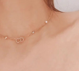 Luxury Womens Jewelry Dior Clair D Lune Necklace A205PP160 AA146894