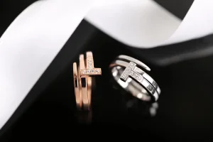 Tiffany T Square Wrap Diamond Ring 