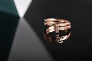 Luxury Womens Jewelry Tiffany T Square Wrap Diamond Ring A205PP240 AA146896
