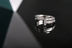 Luxury Womens Jewelry Tiffany T Square Wrap Diamond Ring A205PP240 AA146896