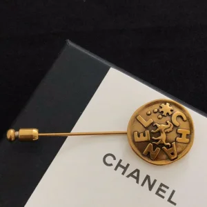 Luxury Womens Jewelry Chanel Vintage Charm Bronze Brooch A39PP130 AA146987