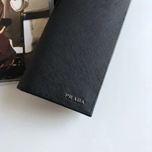 Luxury Mens Wallets Prada Mens Long Wallet 2M0836 9x19CM A101PP280 AA147283