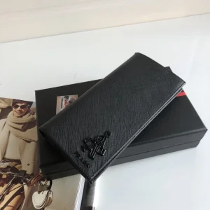 Luxury Mens Wallets Prada Mens Long Wallet 2M0836 9x19CM A101PP280 AA147284