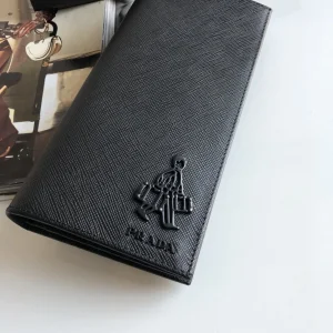 Luxury Mens Wallets Prada Mens Long Wallet 2M0836 9x19CM A101PP280 AA147284