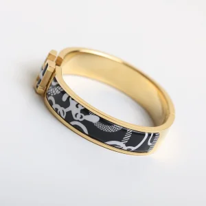 Luxury Womens Jewelry Hermes Clic H Tartan Bracelet A205PP260 AA147738
