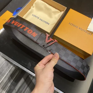 Louis Vuitton Spray LV Damier Reversible Belt 40MM 